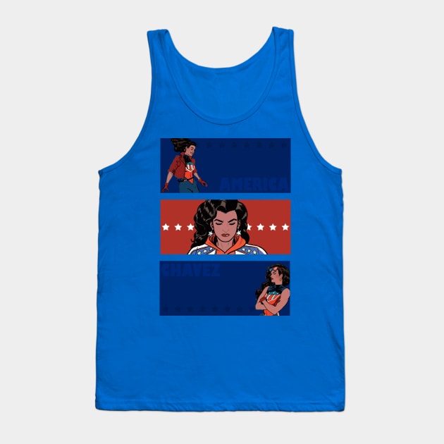 ⋆ America Chavez ⋆ Tank Top by DamageTwig